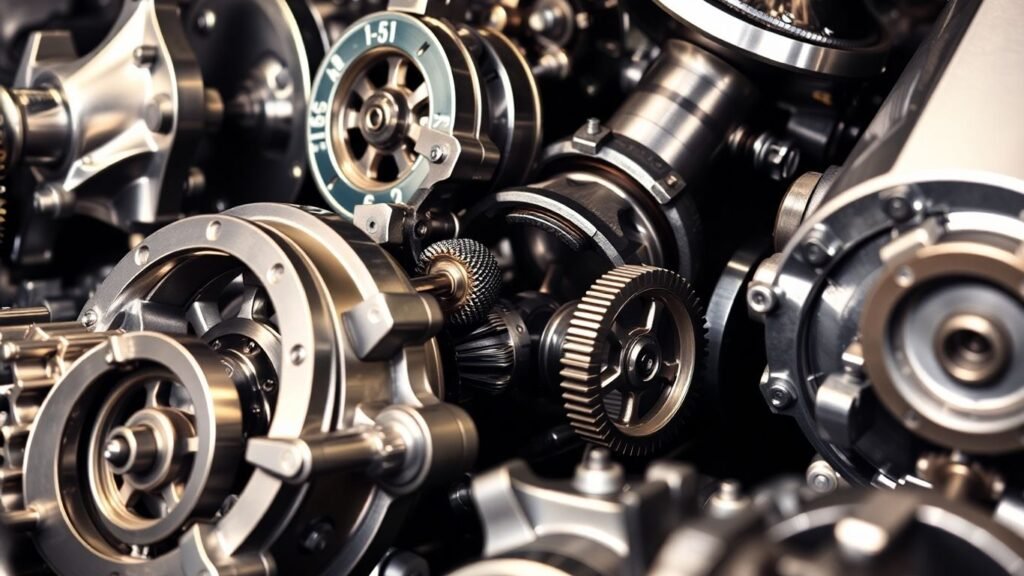 Automatic gearboxes and transmission components